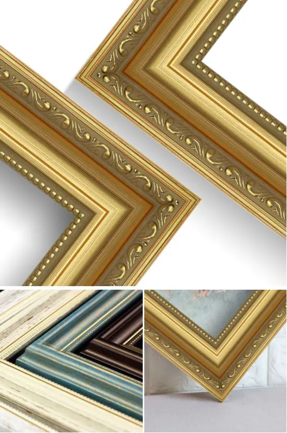China Manufacturer Morden PS Photo Frame Moulding Plastic Wall Photo Frame for Home Decoration